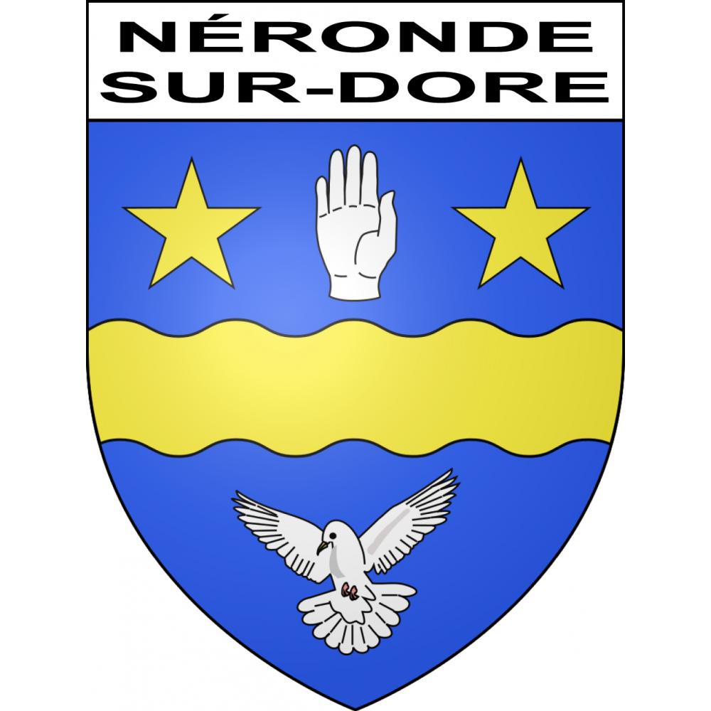 Adesivi stemma Néronde-sur-Dore adesivo