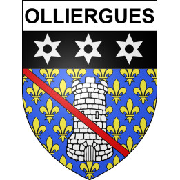 Olliergues Sticker wappen, gelsenkirchen, augsburg, klebender aufkleber