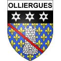 Adesivi stemma Olliergues adesivo