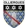 Olliergues Sticker wappen, gelsenkirchen, augsburg, klebender aufkleber