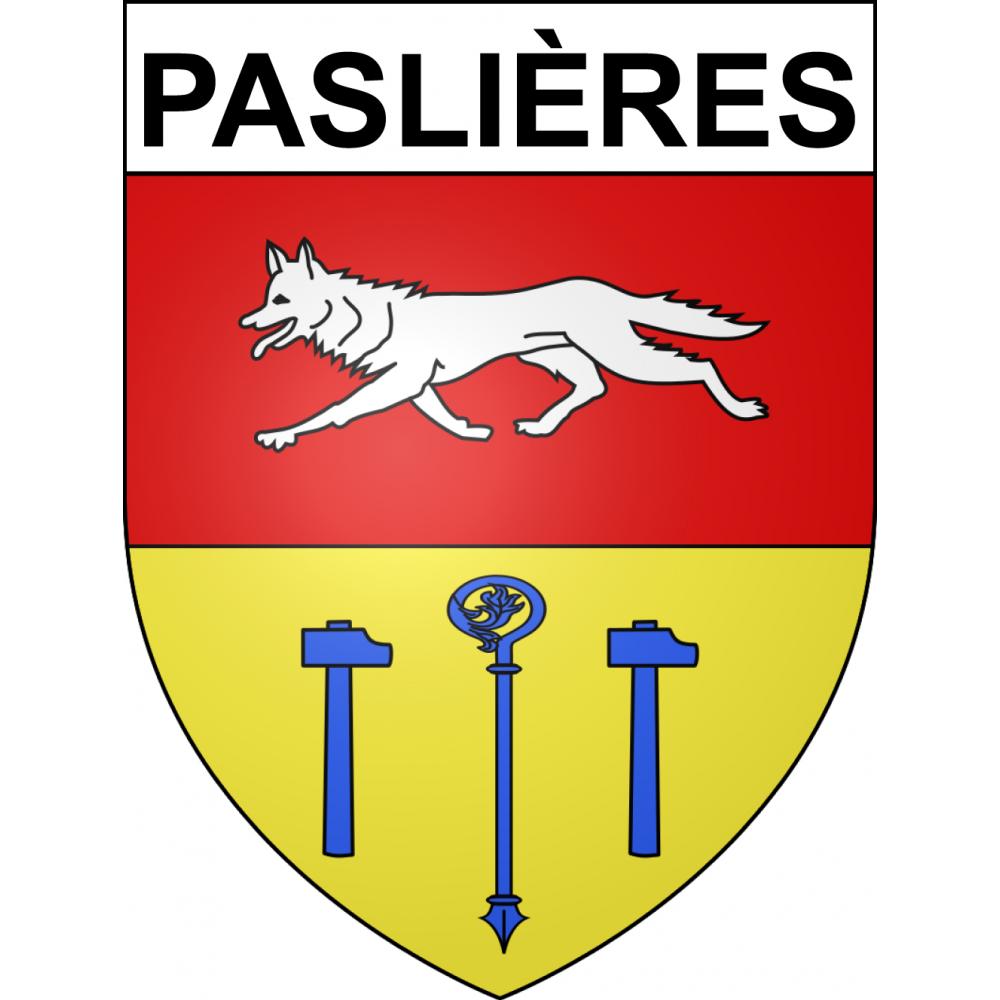 Paslières Sticker wappen, gelsenkirchen, augsburg, klebender aufkleber