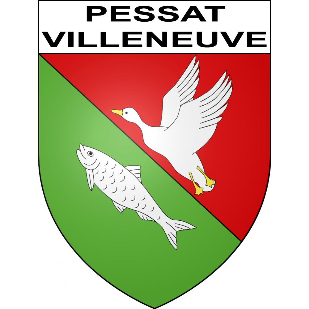Adesivi stemma Pessat-Villeneuve adesivo