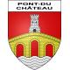 Pont-du-Château 63 ville sticker blason écusson autocollant adhésif