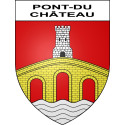Stickers coat of arms Pont-du-Château adhesive sticker