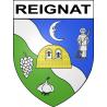 Reignat Sticker wappen, gelsenkirchen, augsburg, klebender aufkleber