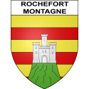 Rochefort-Montagne Sticker wappen, gelsenkirchen, augsburg, klebender aufkleber