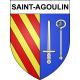 Saint-Agoulin 63 ville sticker blason écusson autocollant adhésif
