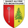 Saint-Alyre-ès-Montagne 63 ville sticker blason écusson autocollant adhésif
