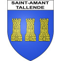 Saint-Amant-Tallende 63 ville sticker blason écusson autocollant adhésif