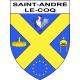 Saint-André-le-Coq Sticker wappen, gelsenkirchen, augsburg, klebender aufkleber