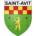 Stickers coat of arms Saint-Avit adhesive sticker