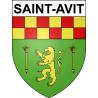 Saint-Avit Sticker wappen, gelsenkirchen, augsburg, klebender aufkleber