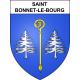 Saint-Bonnet-le-Bourg 63 ville sticker blason écusson autocollant adhésif