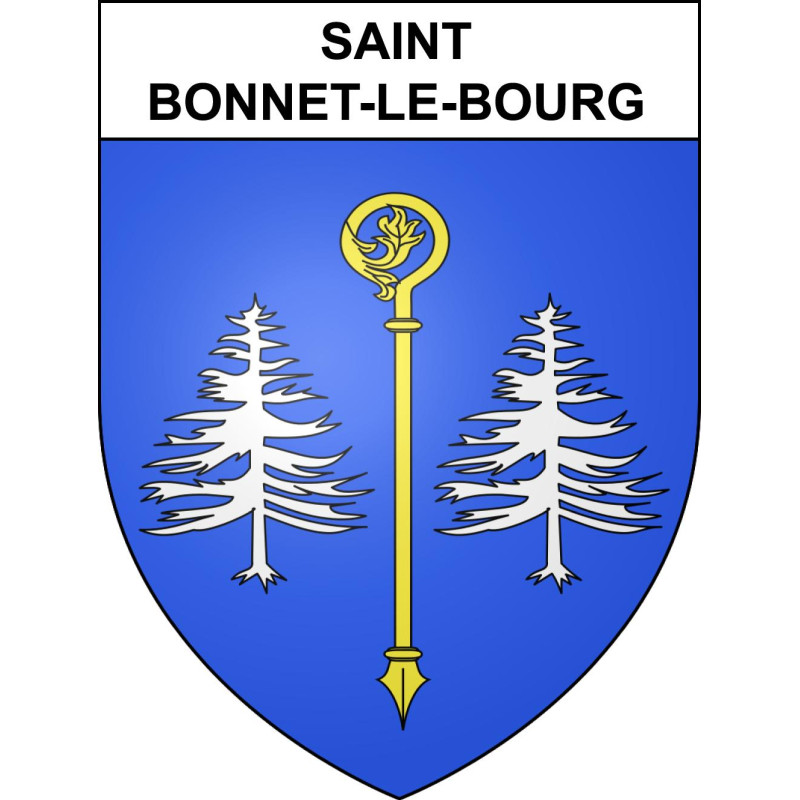 Adesivi stemma Saint-Bonnet-le-Bourg adesivo