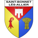 Saint-Bonnet-lès-Allier Sticker wappen, gelsenkirchen, augsburg, klebender aufkleber