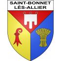 Saint-Bonnet-lès-Allier 63 ville sticker blason écusson autocollant adhésif