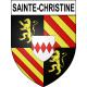 Sainte-Christine Sticker wappen, gelsenkirchen, augsburg, klebender aufkleber