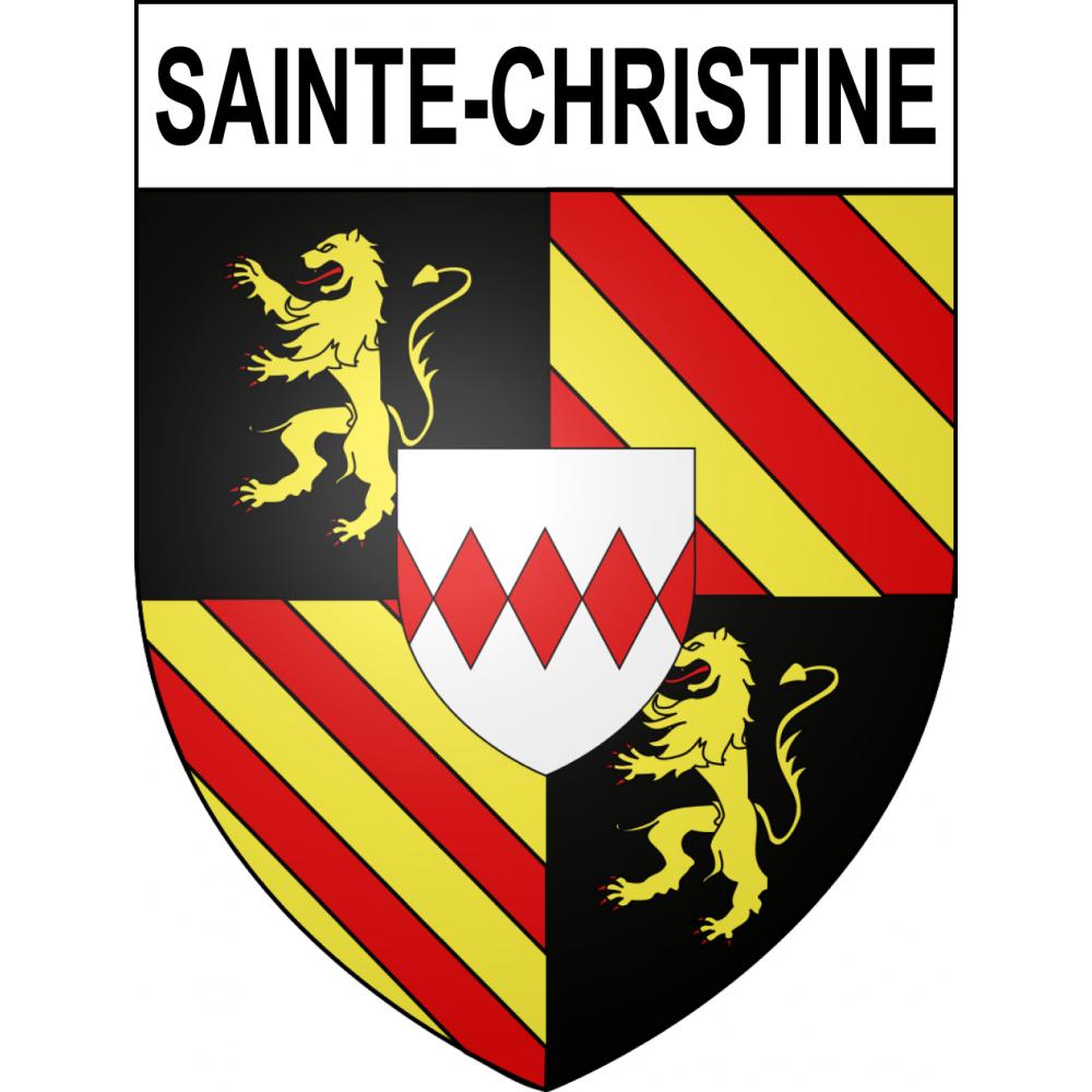 Sainte-Christine Sticker wappen, gelsenkirchen, augsburg, klebender aufkleber