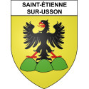 Saint-Étienne-sur-Usson 63 ville sticker blason écusson autocollant adhésif