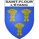 Saint-Flour-l'Étang 63 ville sticker blason écusson autocollant adhésif