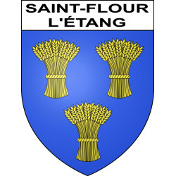 Adesivi stemma Saint-Flour-l'Étang adesivo