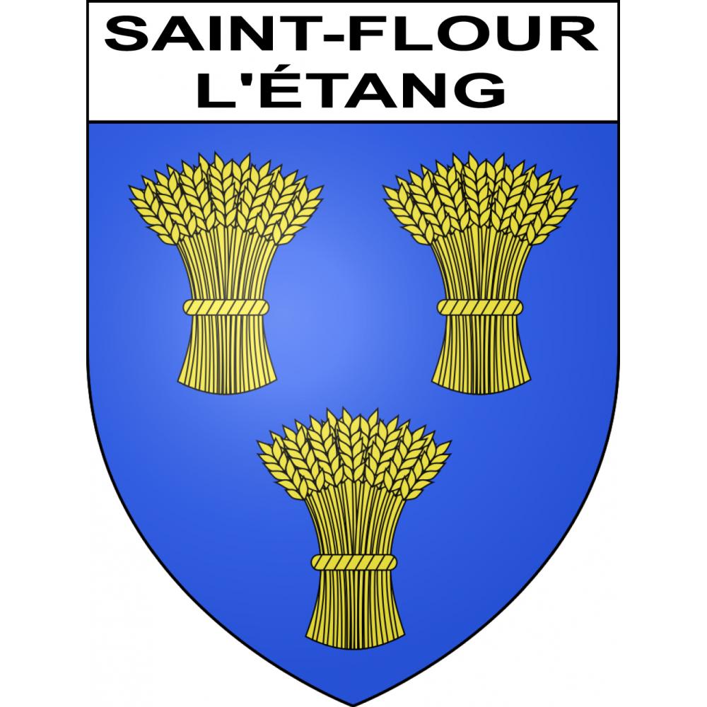Saint-Flour-l'Étang Sticker wappen, gelsenkirchen, augsburg, klebender aufkleber