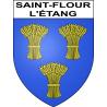Saint-Flour-l'Étang 63 ville sticker blason écusson autocollant adhésif