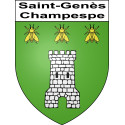 Adesivi stemma Saint-Genès-Champespe adesivo