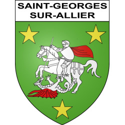 Adesivi stemma Saint-Georges-sur-Allier adesivo