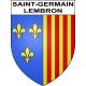 Saint-Germain-Lembron 63 ville sticker blason écusson autocollant adhésif
