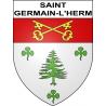 Stickers coat of arms Saint-Germain-l'Herm adhesive sticker