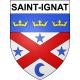 Saint-Ignat Sticker wappen, gelsenkirchen, augsburg, klebender aufkleber