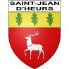 Saint-Jean-d'Heurs 63 ville sticker blason écusson autocollant adhésif