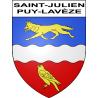 Stickers coat of arms Saint-Julien-Puy-Lavèze adhesive sticker