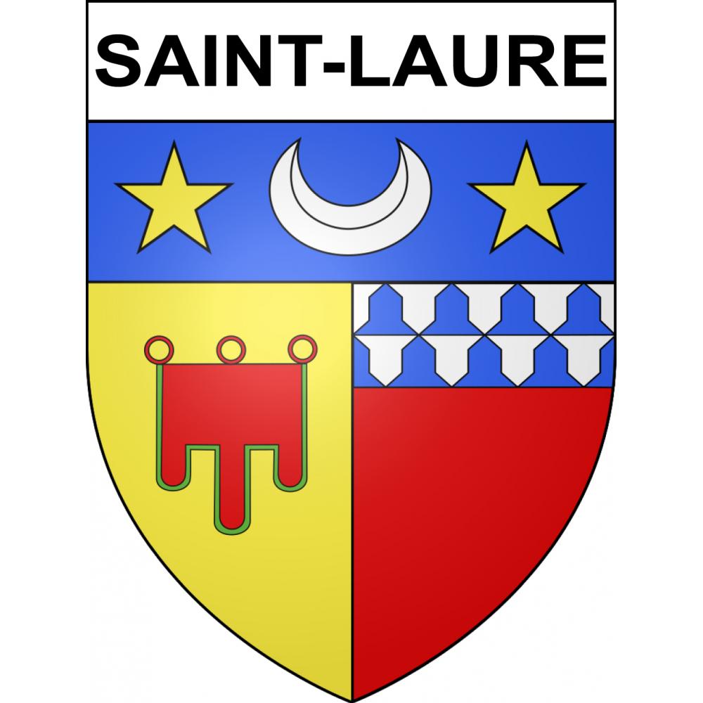 Saint-Laure Sticker wappen, gelsenkirchen, augsburg, klebender aufkleber