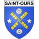 Stickers coat of arms Saint-Ours adhesive sticker