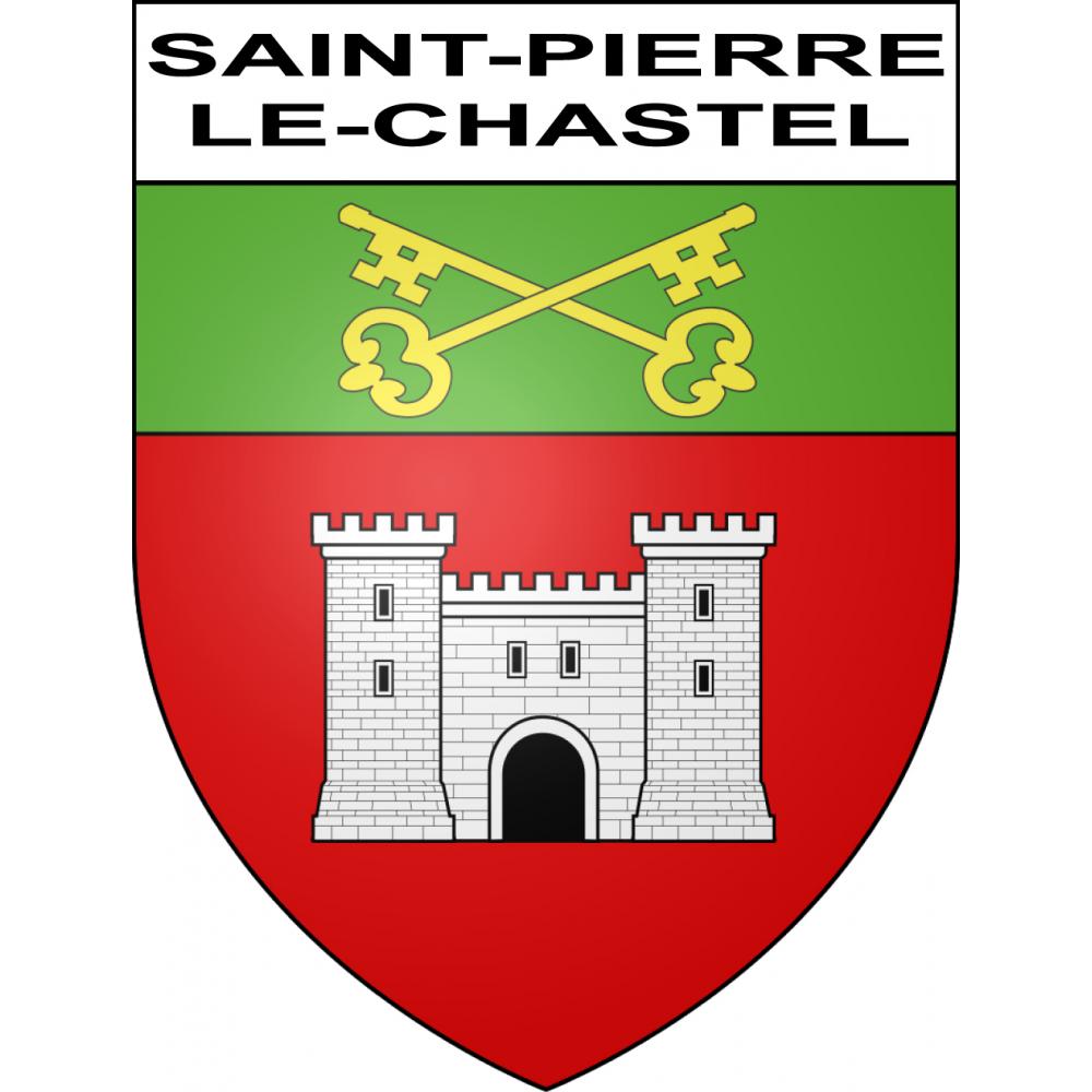 Adesivi stemma Saint-Pierre-le-Chastel adesivo