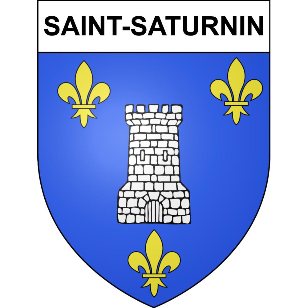 Saint-Saturnin Sticker wappen, gelsenkirchen, augsburg, klebender aufkleber