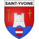 Stickers coat of arms Saint-Yvoine adhesive sticker