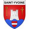 Saint-Yvoine 63 ville sticker blason écusson autocollant adhésif