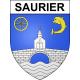 Saurier 63 ville sticker blason écusson autocollant adhésif