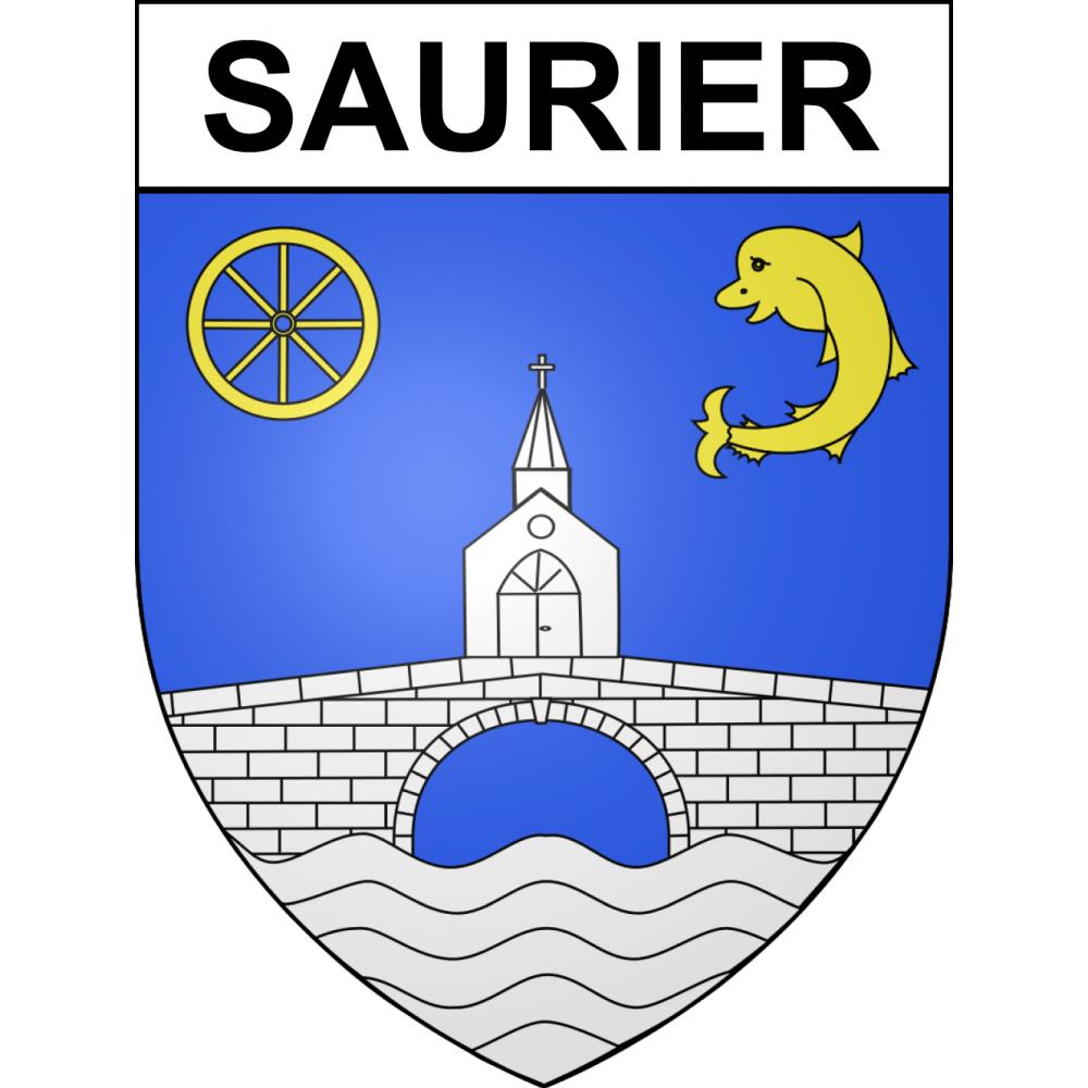 Saurier Sticker wappen, gelsenkirchen, augsburg, klebender aufkleber