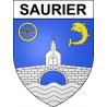 Pegatinas escudo de armas de Saurier adhesivo de la etiqueta engomada