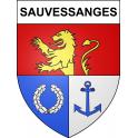 Sauvessanges 63 ville sticker blason écusson autocollant adhésif