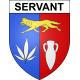 Servant 63 ville sticker blason écusson autocollant adhésif