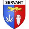 Pegatinas escudo de armas de Servant adhesivo de la etiqueta engomada
