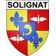 Solignat 63 ville sticker blason écusson autocollant adhésif