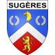Adesivi stemma Sugères adesivo