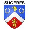 Stickers coat of arms Sugères adhesive sticker