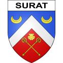 Pegatinas escudo de armas de Surat adhesivo de la etiqueta engomada
